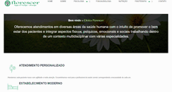 Desktop Screenshot of clinicaflorescer.com